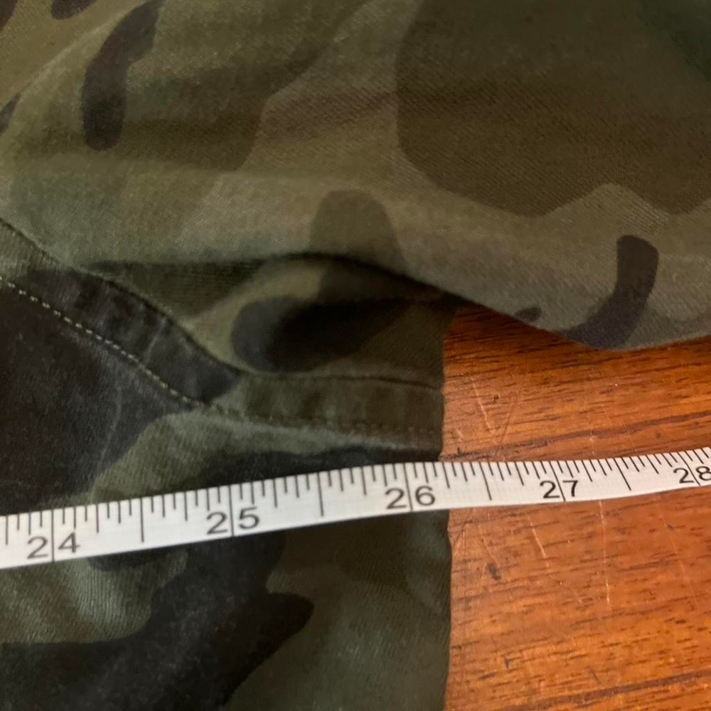 Green camouflage button-up shirt #camouflage pattern, military - Picture 5 of 7